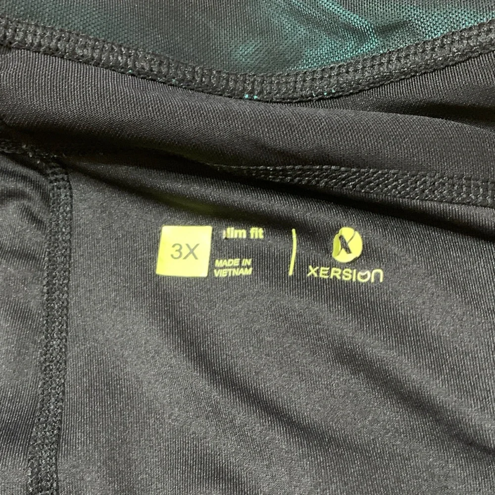 Xersion Turquoise and Black Joggers - Picture 9 of 9